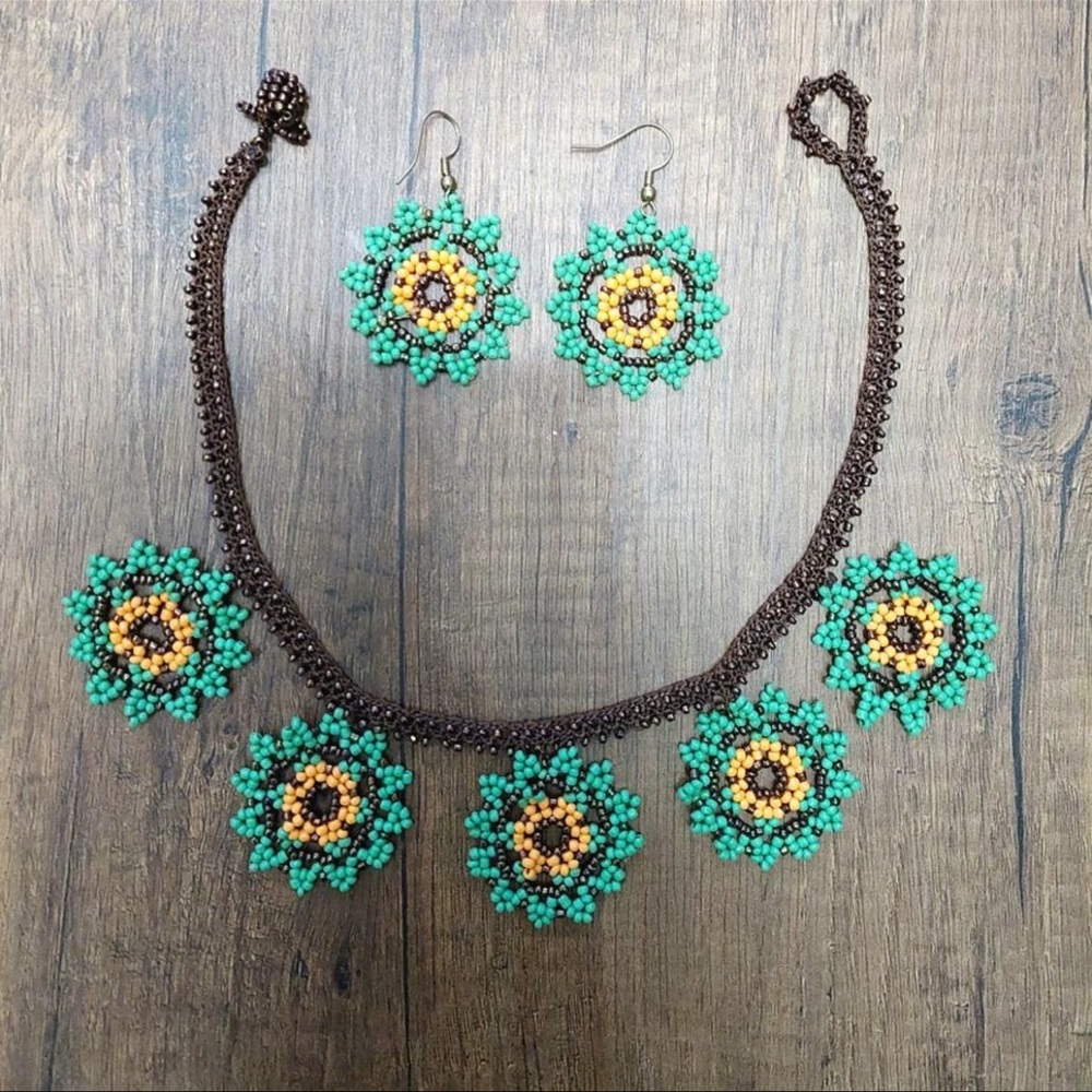 Handmade beaded necklace